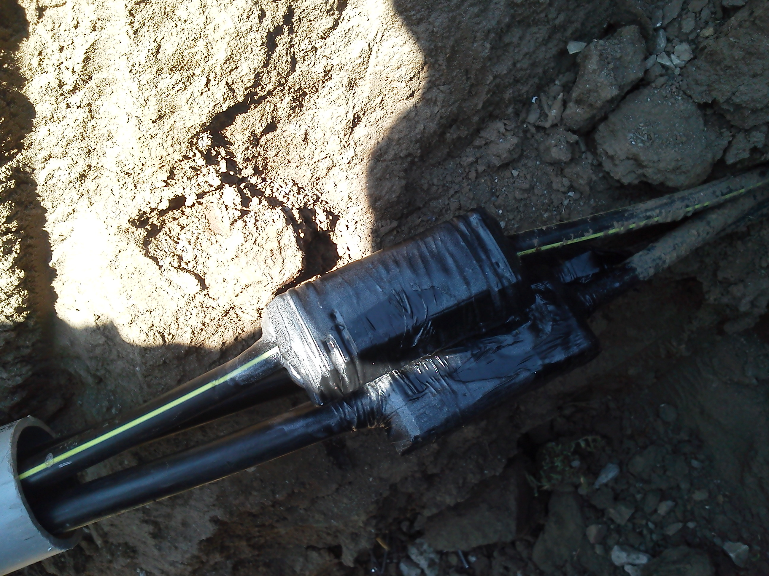 Underground Electrical Splice Underground electrical splice